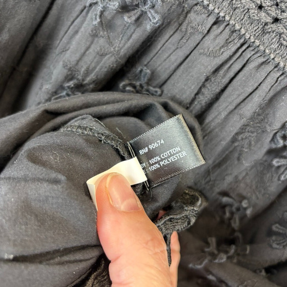 Boston Proper Dress Small Whimsigoth Boho Festival Peasant Dainty Crochet Eyelet - Picture 6 of 11